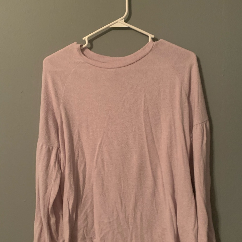Light pink long sleeve shirt